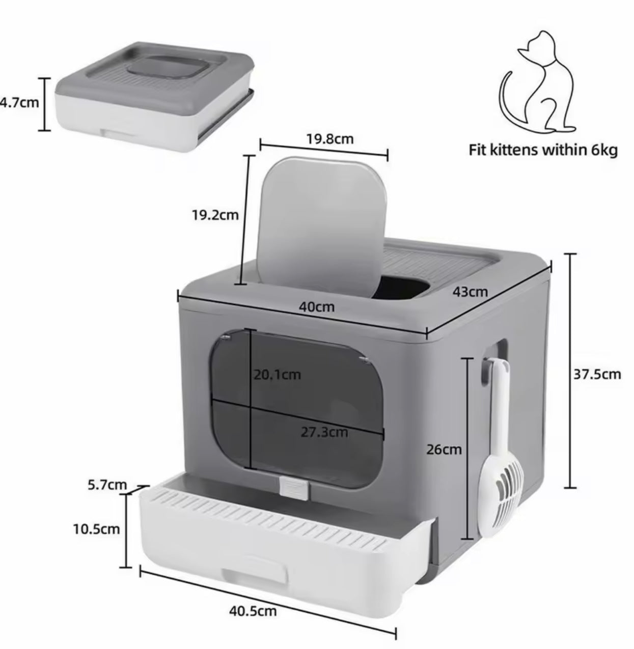 Bac Pour Litière Chat