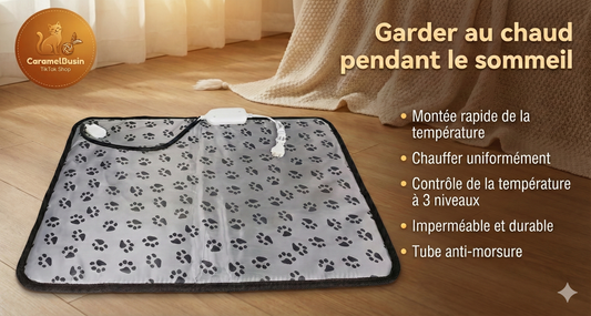 Coussin Chauffant Premium pour Animaux – Confort & Sécurité