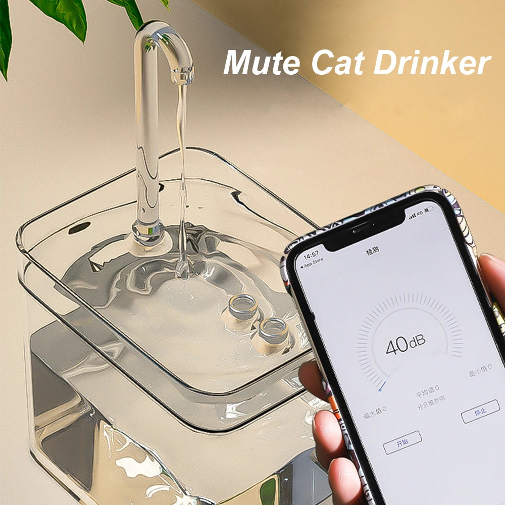 Fontaine à Eau Automatique 1.5L pour Chats & Chiens – 3 Modes & Silencieuse 🐱🐶