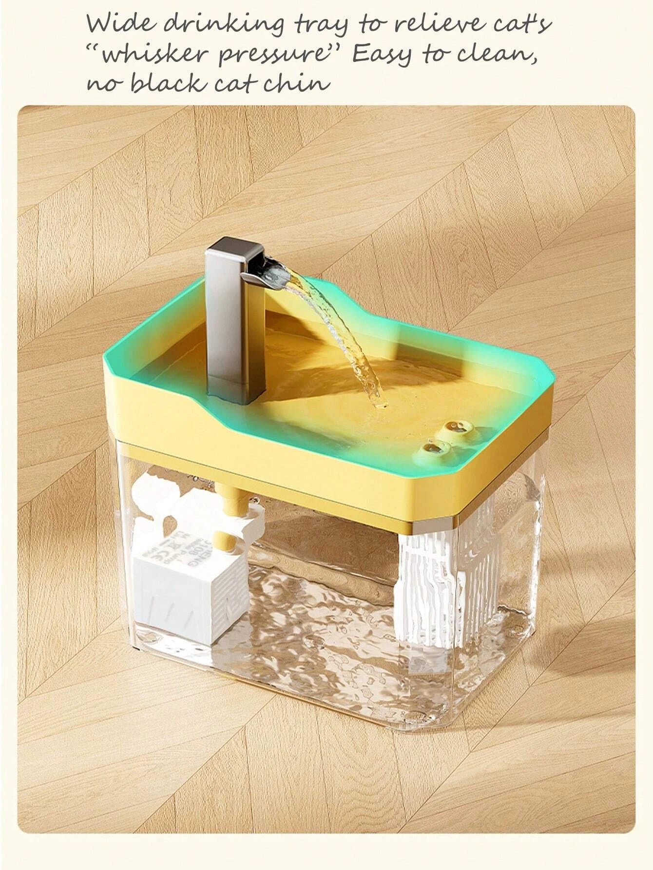 Fontaine à Eau 1.5L pour Chat & Chien – 3 Modes, Filtre Inclus & Silencieuse 🐱🐶