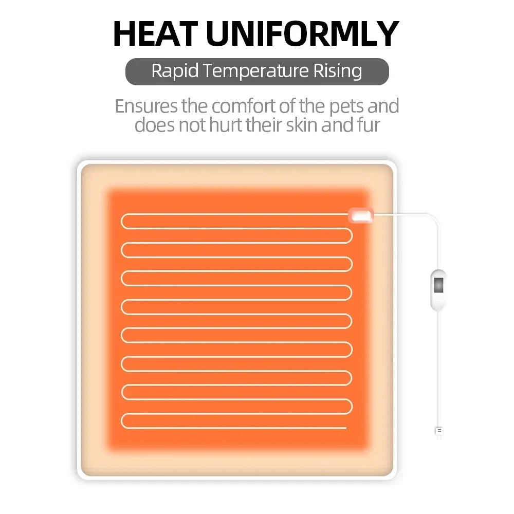 Coussin Chauffant Premium pour Animaux – Confort & Sécurité